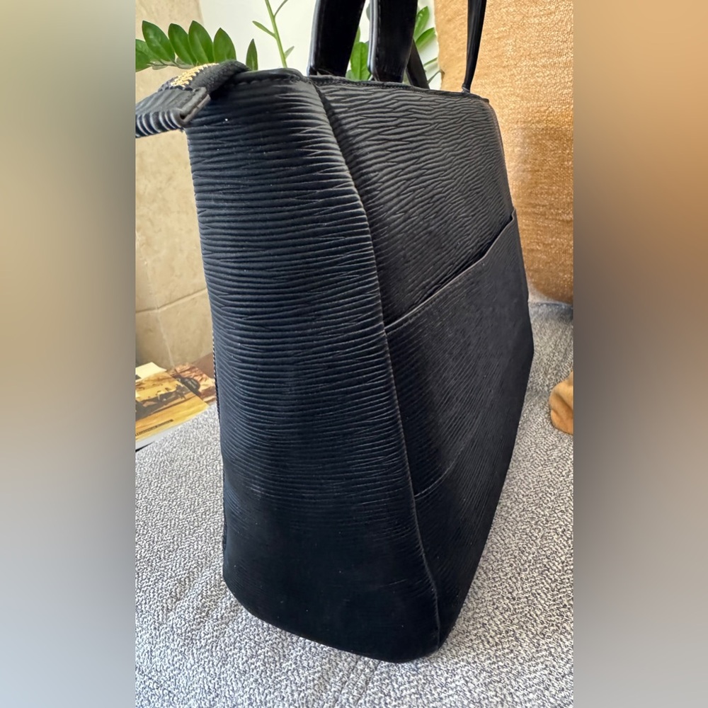 Jessica Moore Black Textured Travel Tote Bag NWT - Picture 7 of 15